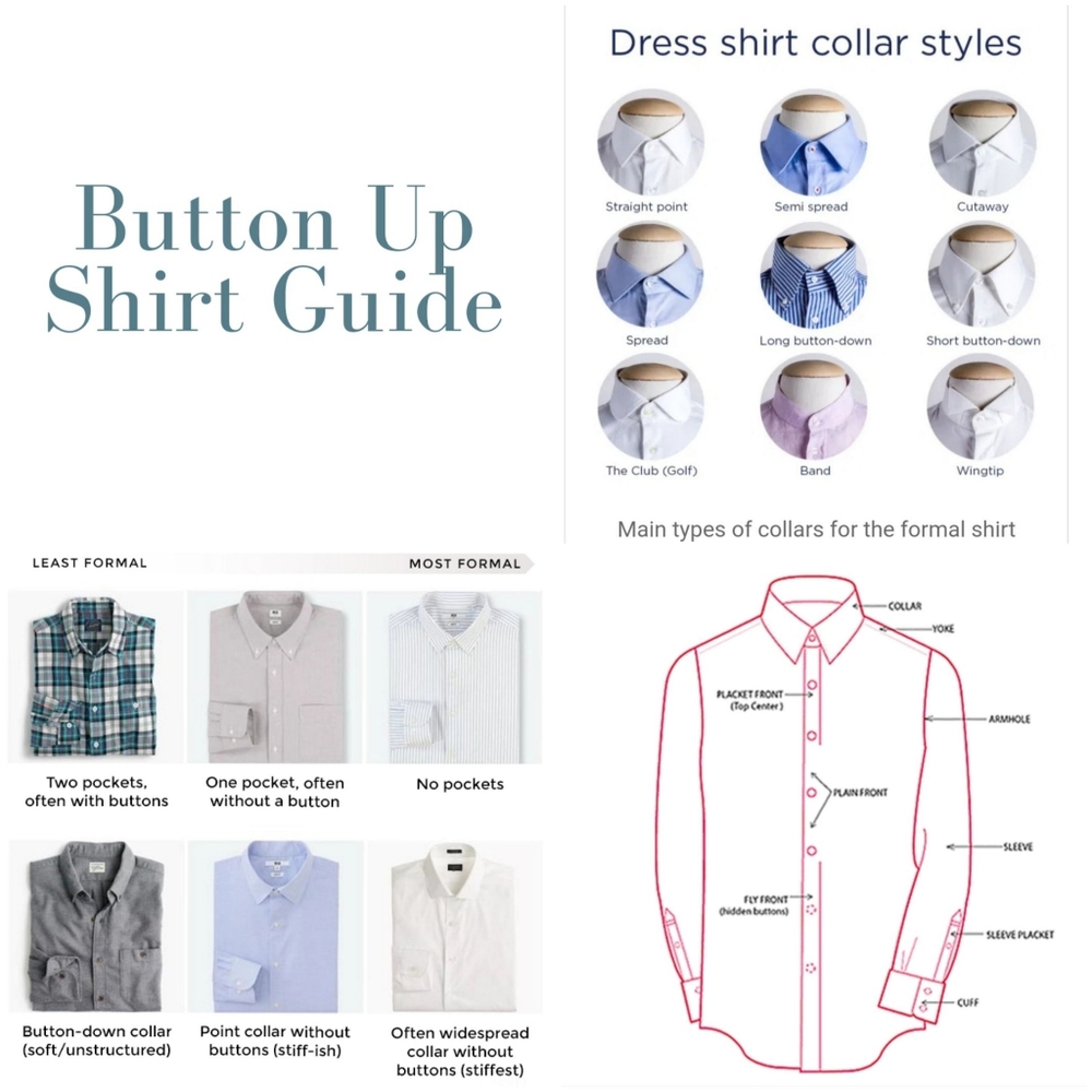 Types of Button Up Shirts